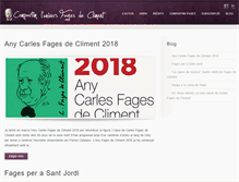 Tablet Screenshot of fagesdecliment.com